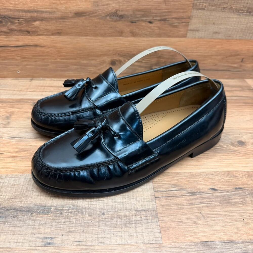Cole Haan Men's size 9 3E Pinch Tassel Loafer black Leather